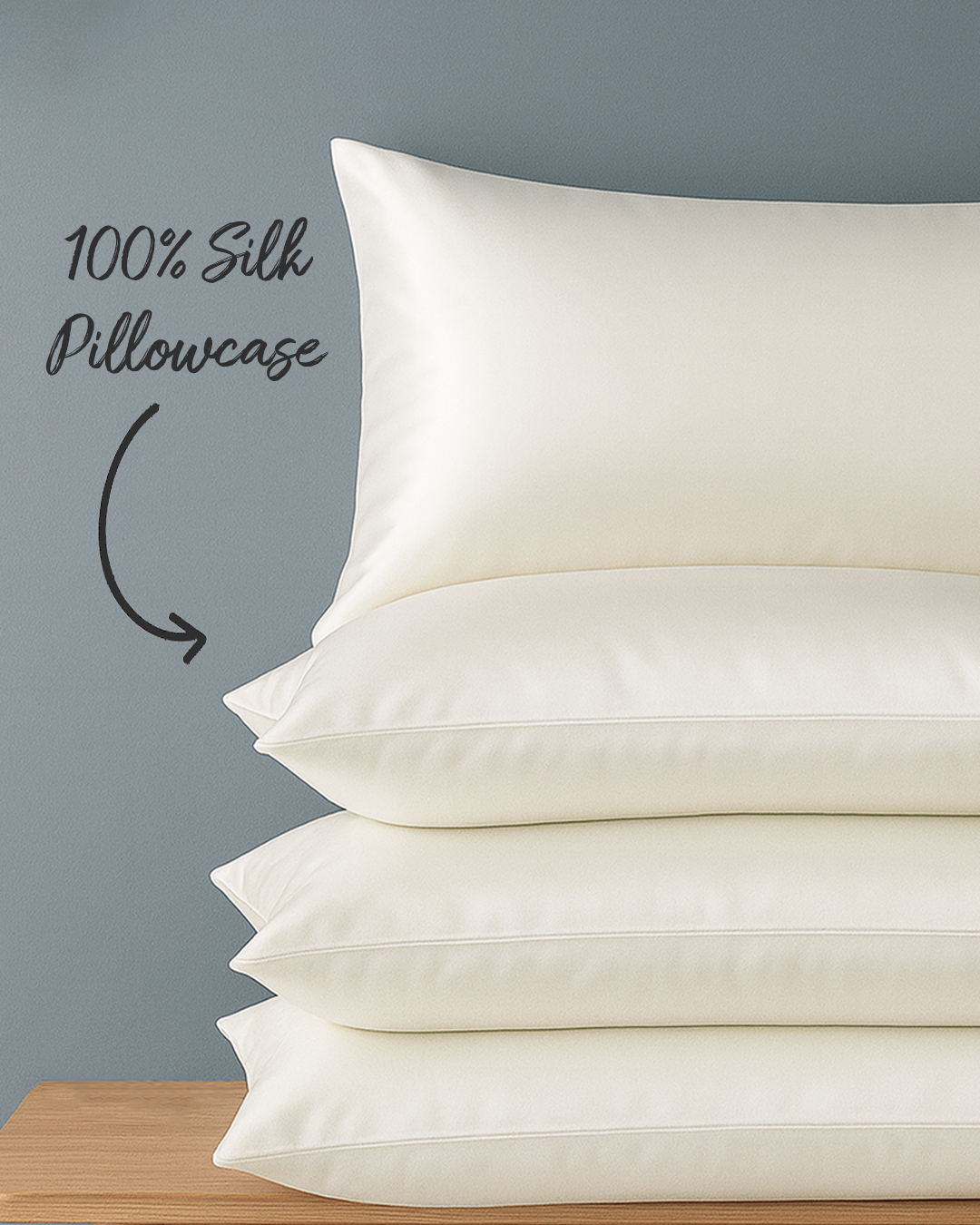 100% Silk Pillow Case - One Piece